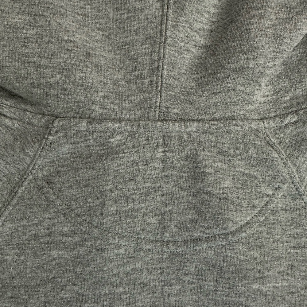 Women’s Small Champion Hoodie Sweatshirt In Gray with blue and red champion word - Picture 12 of 16